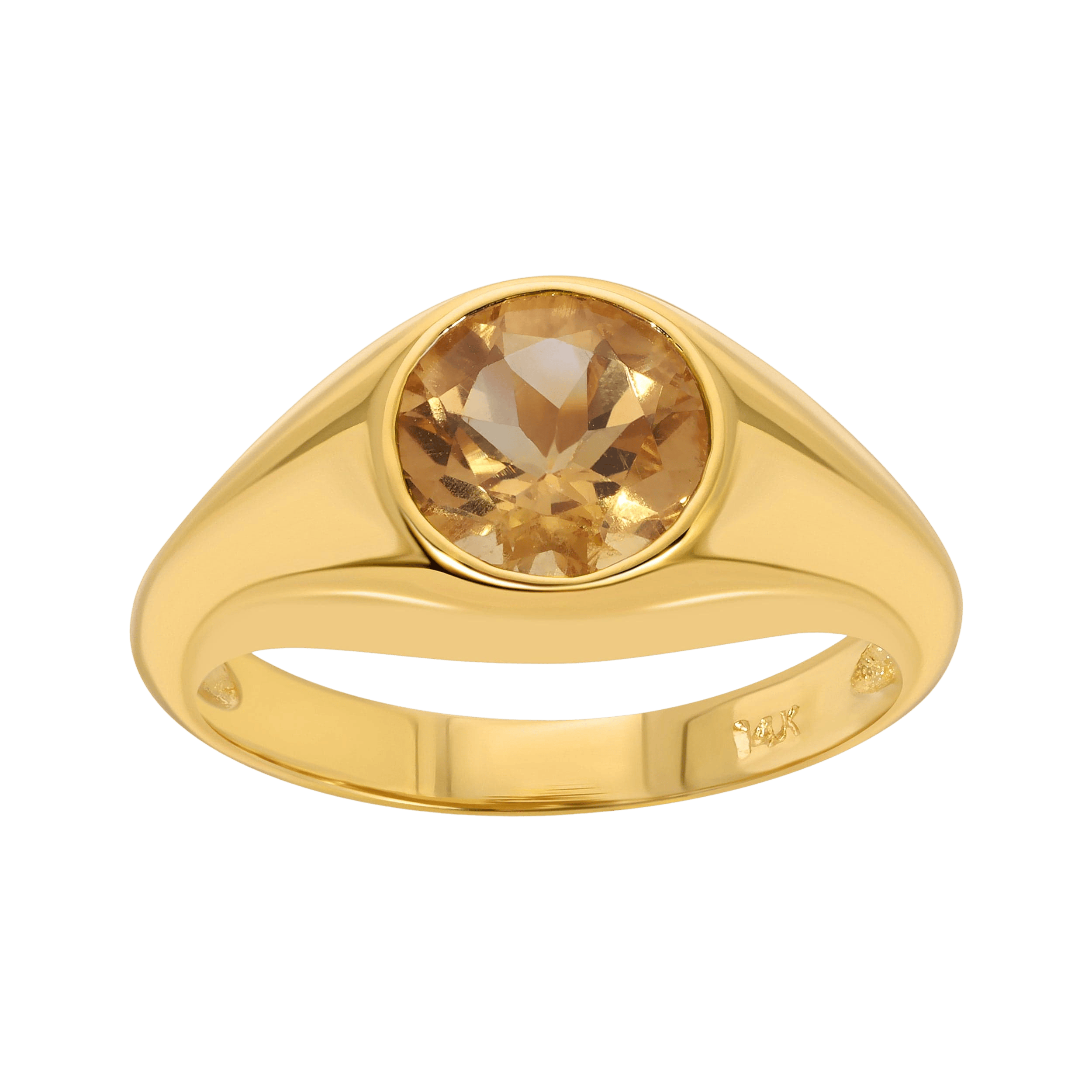 Saleable Product:Citrus Ring 14K Yellow Gold