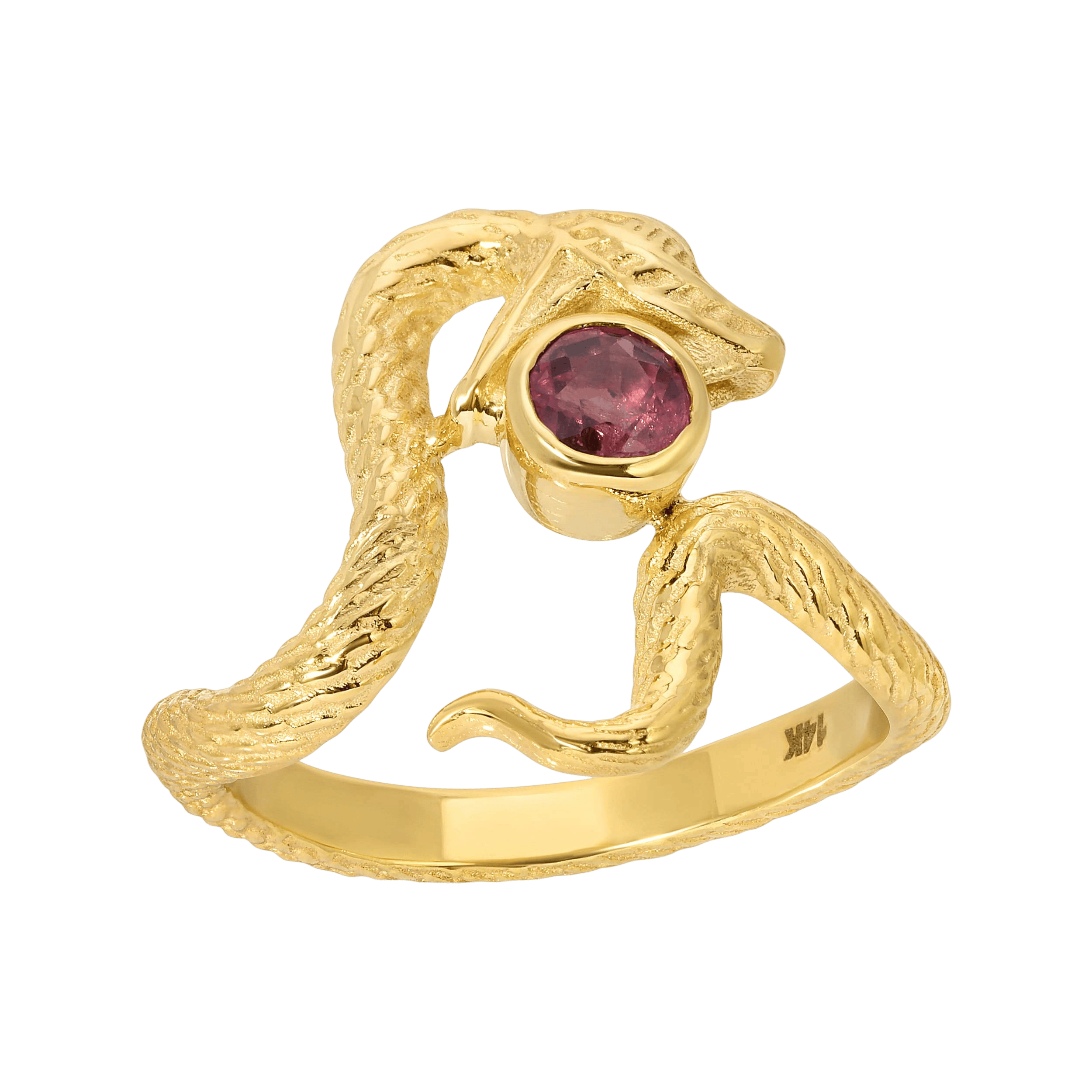 Saleable Product:Ruby Snake Ring