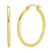 14K Yellow gold Hoop earrings