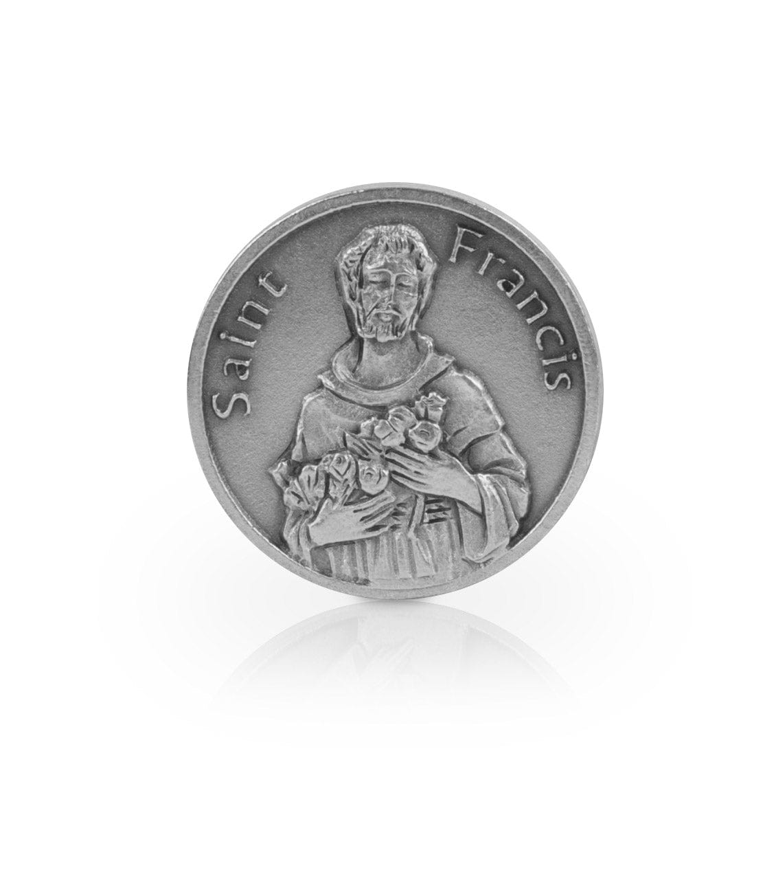 An Italian prayer coin,sealed inside.