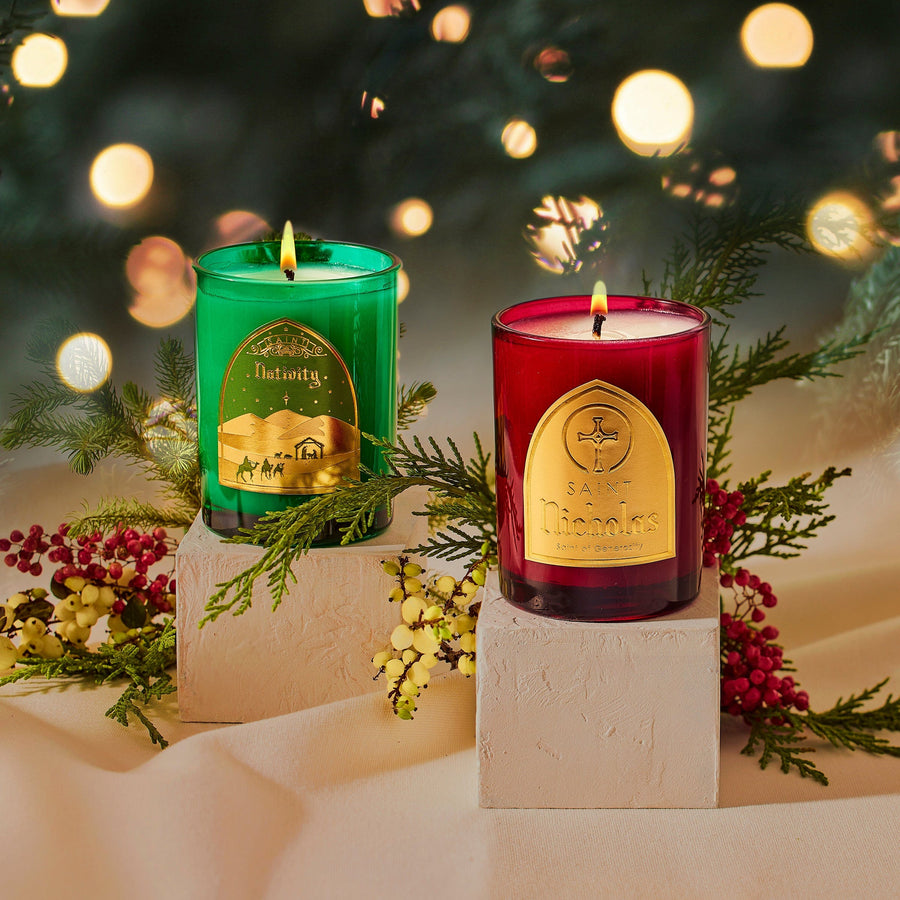Candela da preghiera moderna profumata di lusso, profumo, lozione e abbigliamento - Candele SAINT