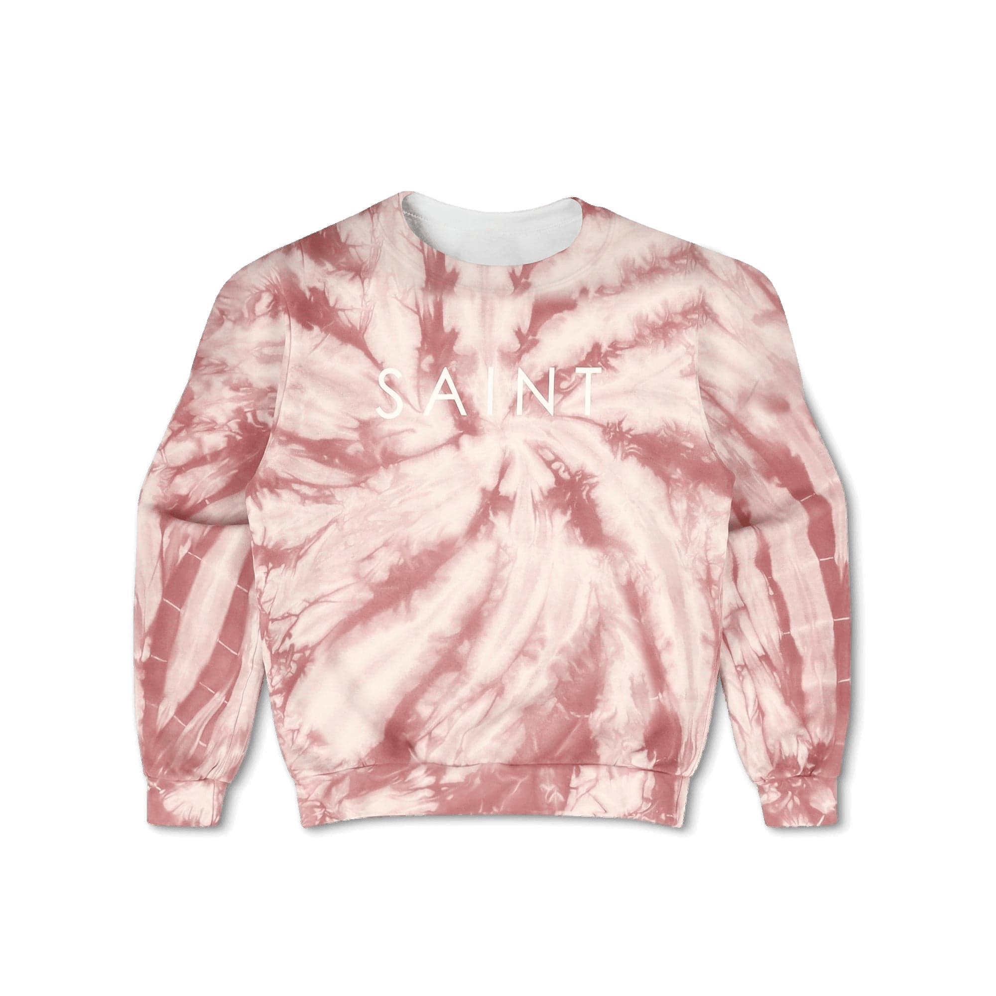 SAINT Crewneck Tie Dye Pink