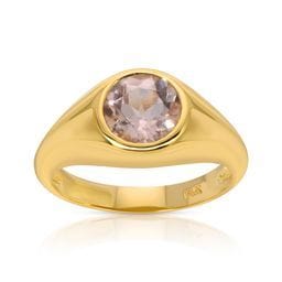 14K Yellow gold 1.15ct Morganite ring