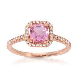 14K Yellow gold 3.35ct Tourmaline with diamonds