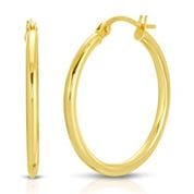 14K Yellow gold Hoop earrings