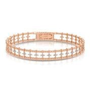 Saleable Product:Starlight Bracelet Rose Gold 14K 7" .88ct