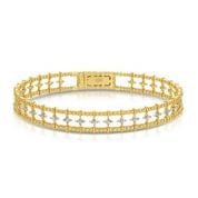 Saleable Product:Starlight Bracelet Yellow Gold 14K .88ct