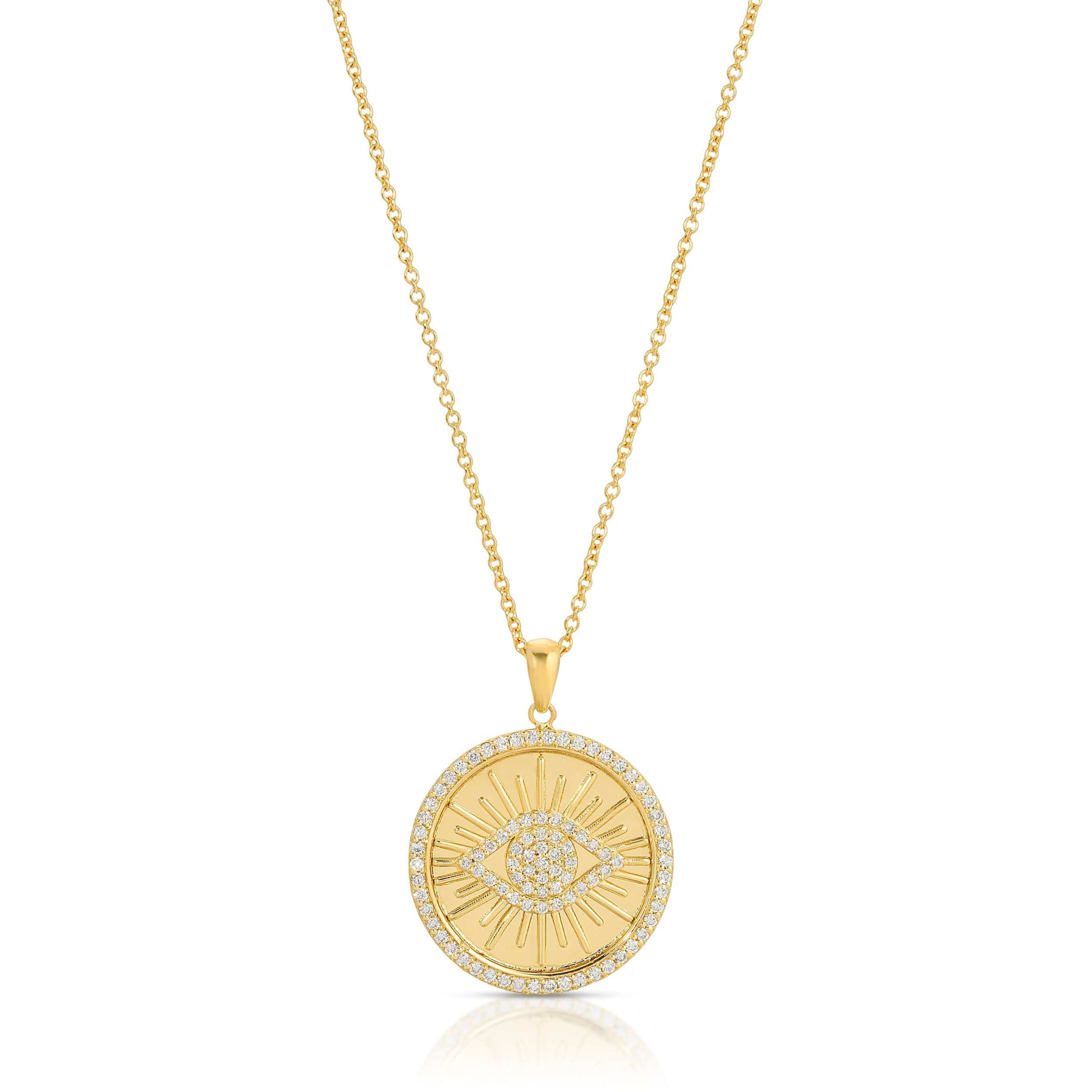 Saleable Product:EYE-SUN Pendant YG 14K